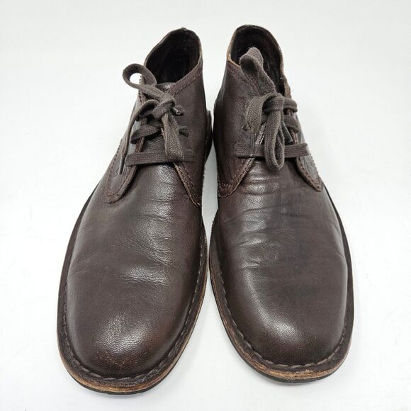 John Varvatos Brown Leather Chukka Boots Mens Size 10 main image 5